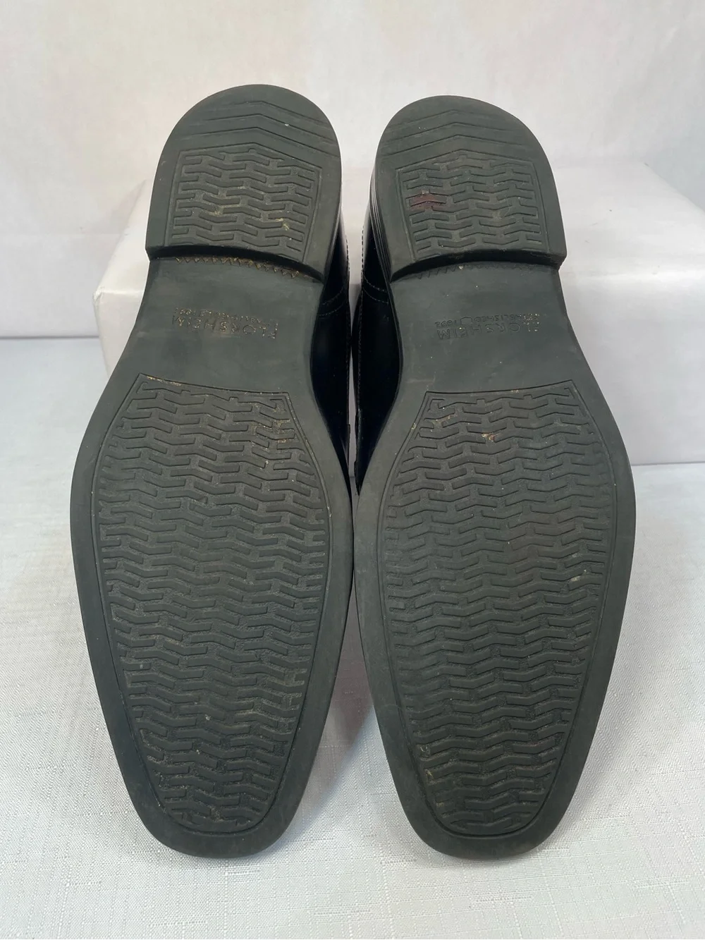 Florsheim Black Leather Derby Oxfords
